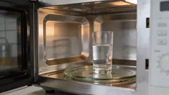 Warum man ein Glas Wasser in die Mikrowelle stellt – eine einfache Regel, die das Gerät schützt
