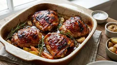 Eine einfache Marinade – und gewöhnliche Pouletschenkel werden zum Dinner-Hit